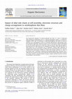 Impact of alkyl side chains at self-assembly, electronic structure and charge arrangement in sexithiophene thin films Cover Page