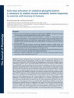 Each-step activation of oxidative phosphorylation is necessary to explain muscle metabolic kinetic responses to exercise and recovery in humans Cover Page