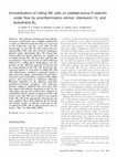 Immobilization of rolling NK cells on platelet-borne P-selectin under flow by proinflammatory stimuli, interleukin-12, and leukotriene B4 Cover Page