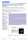 Directional adjacency-score function for protein fold recognition Cover Page