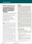 Succinylcholine Use and Dantrolene Availability for Malignant Hyperthermia Treatment: Database Analyses and Systematic Review Cover Page