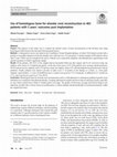 Use of homologous bone for alveolar crest reconstruction in 483 patients with 5 years’ outcomes post implantation Cover Page