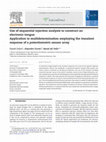 Use of Sequential Injection Analysis to construct a potentiometric electronic tongue: Application to the multidetermination of heavy metals Cover Page