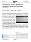 Microcellular Foamed Wood-Plastic Composites by Different Processes: a Review Cover Page