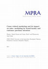 Cause Related Marketing and its Impact on Sales: Mediating by Brand Loyalty and Customer Purchase Intention Cover Page