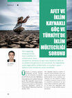 Afet ve İklim Kaynaklı Göç ve Türkiye'de İklim Mülteciliği Sorunu Cover Page