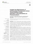 Insights Into Mechanisms of Antimicrobial Photodynamic Action Toward Biofilms Using Phenalen-1-One Derivatives as Photosensitizers Cover Page