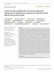 A phase II study evaluating the role of bortezomib in the management of relapsed acute promyelocytic leukemia treated upfront with arsenic trioxide Cover Page