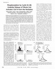 Phosphorylation by Cyclin B-Cdk Underlies Release of Mitotic Exit Activator Cdc14 from the Nucleolus Cover Page