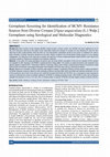 Germplasm Screening for Identification of BCMV Resistance Sources from Diverse Cowpea [Vigna unguiculata (L.) Walp.] Germplasm using Serological and Molecular Diagnostics Cover Page