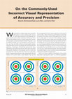 Research paper thumbnail of On the Commonly-Used Incorrect Visual Representation of Accuracy and Precision