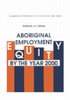 Aboriginal employment equity by the year 2000 Cover Page