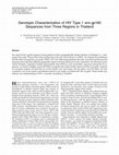 Research paper thumbnail of Genotypic Characterization of HIV Type 1 env gp160 Sequences from Three Regions in Thailand