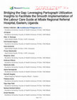 Bridging the Gap: Leveraging Partograph Utilization Insights to Facilitate the Smooth Implementation of the Labour Care Guide at Mbale Regional Referral Hospital, Eastern, Uganda Cover Page