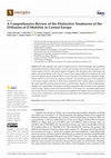 Research paper thumbnail of A Comprehensive Review of the Distinctive Tendencies of the Diffusion of E-Mobility in Central Europe