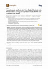 Aerodynamic Analysis of a Two-Bladed Vertical-Axis Wind Turbine Using a Coupled Unsteady RANS and Actuator Line Model Cover Page