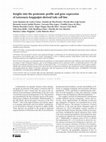 Research paper thumbnail of Insights into the proteomic profile and gene expression of Lutzomyia longipalpis-derived Lulo cell line