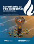 NED Leveraging AI for Democracy Report Cover Page