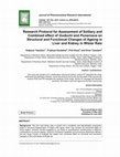 Research Protocol for Assessment of Solitary and Combined effect of Guduchi and Punarnava on Structural and Functional Changes of Ageing in Liver and Kidney in Wistar Rats Cover Page