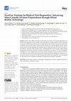 Research paper thumbnail of NextGen Training for Medical First Responders: Advancing Mass-Casualty Incident Preparedness through Mixed Reality Technology