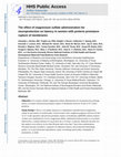 Research paper thumbnail of Effect of Magnesium Sulfate Administration for Neuroprotection on Latency in Women with Preterm Premature Rupture of Membranes