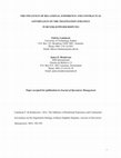 Research paper thumbnail of The Influence of Relational Experience and Contractual Governance on the Negotiation Strategy in Buyer-Supplier Disputes