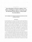 Research paper thumbnail of Interculturalism in Practice: Québec's New Ethics and Religious Culture Curriculum and the Bouchard-Taylor Report on Reasonable Accommodation