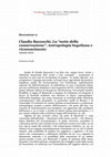 Research paper thumbnail of Recensione di Claudio Bazzocchi, "La notte della conservazione. Antropologia hegeliana e riconoscimento", Aracne 2010 