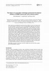 Research paper thumbnail of The impact of a geographic technologies professional development institute on Middle Eastern and North African teachers