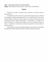 Research paper thumbnail of Tres miradas en busca de un clínico problema