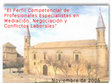 Research paper thumbnail of Perfil profesional en mediación, negociación y conflictos laborales