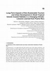 Research paper thumbnail of Long-Term Impacts of No-Sustainable Tourism and Urban Development in Small Tropical Islands Coastal Habitats in a Changing Climate: Lessons Learned from Puerto Rico