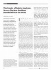 Research paper thumbnail of The Limits of Safety Analysis: Severe Nuclear Accident Possibilities at the PFBR