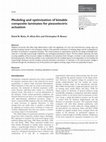 Research paper thumbnail of Modeling and optimization of bistable composite laminates for piezoelectric actuation