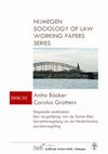 Research paper thumbnail of NIJMEGEN SOCIOLOGY OF LAW WORKING PAPERS SERIES