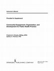 Research paper thumbnail of Community Engagement, Organization, and Development for Public Health Practice-Instructor’s Manual