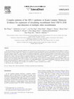 Complex patterns of the HIV-1 epidemic in Kuala Lumpur, Malaysia- Evidence for expansion of circulating recombinant form CRF33_01B and detection of multiple other recombinants Cover Page