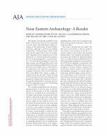 Research paper thumbnail of Review: Suzanne Richards (ed.), Near Eastern Archaeology: A Reader