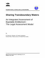 Research paper thumbnail of Sharing Transboundary Waters An Integrated Assessment of Equitable Entitlement