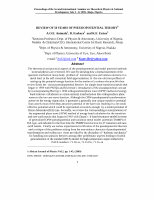 Research paper thumbnail of Proceedings of the Second International Seminar on Theoretical Physics & National  Development, July 5 - 8, 2009, Abuja, Nigeria