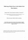 Research paper thumbnail of Multi-stage Market Power in the Italian Fresh Meat Industry