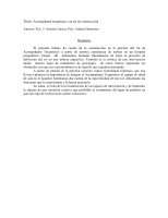 Research paper thumbnail of Acompañante terapéutico: un rol en construcción