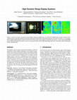 High dynamic range display systems Cover Page