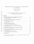 Research paper thumbnail of Quantum Measurements: a modern view for quantum optics experimentalists