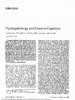 Psychopathology and creative cognition: A comparison of hospitalized patients, Nobel laureates, and controls Cover Page