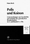 Research paper thumbnail of Hans Beck, Polis und Koinon (1997)