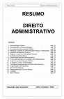 RESUMO DIREITO ADMINISTRATIVO RESUMÃO -DIREITO ADMINISTRATIVO Cover Page