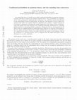 Research paper thumbnail of Conditional probabilities in quantum theory and the tunneling-time controversy