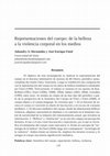 Research paper thumbnail of Representaciones del cuerpo: de la belleza a la violencia corporal en los medios