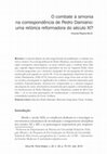 Research paper thumbnail of O combate à simonia  na correspondência de Pedro Damiano:  uma retórica reformadora do século XI?